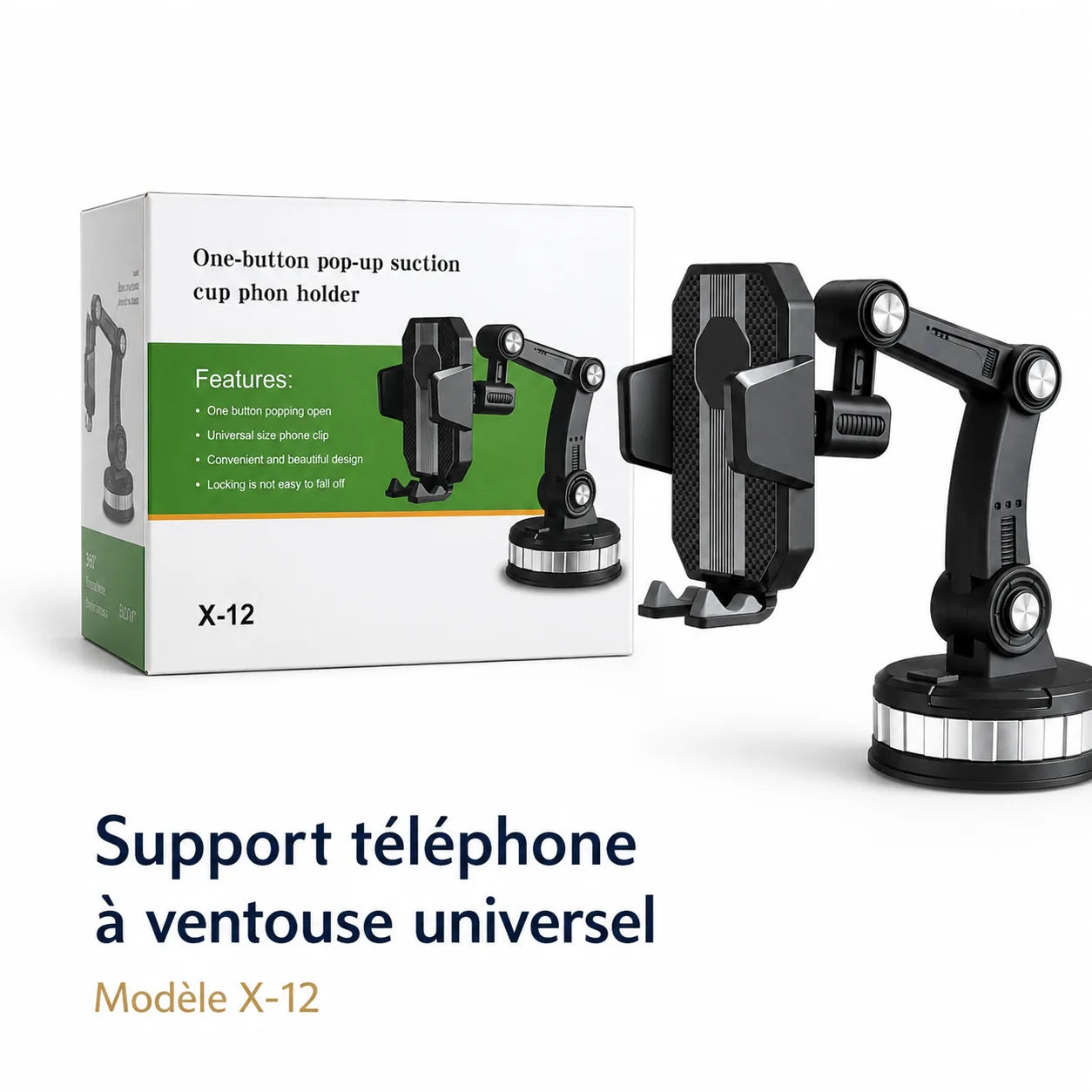 Support Téléphone Ventouse
