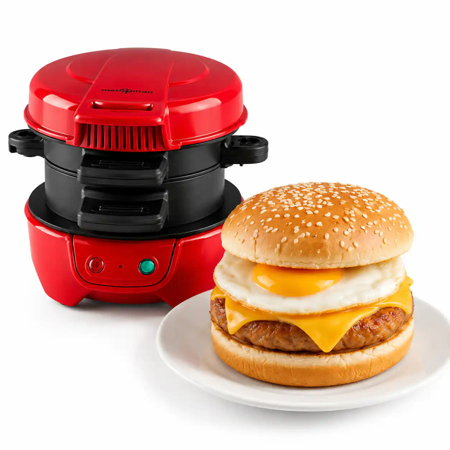 Machine à burger avec sandwich maison