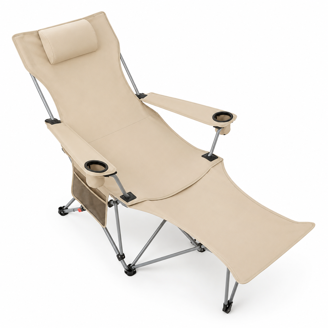 Chaise longue pliante - détail structure