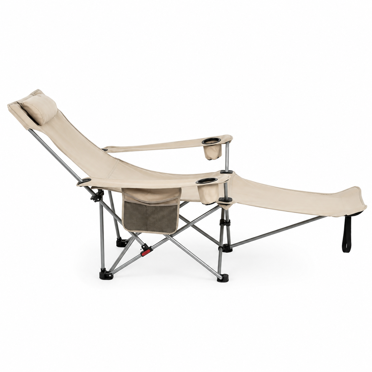 Chaise longue pliante - ambiance jardin au bord du lac