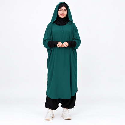 طقم خمار كريب قطعتين