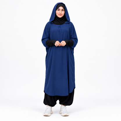 طقم خمار كريب قطعتين