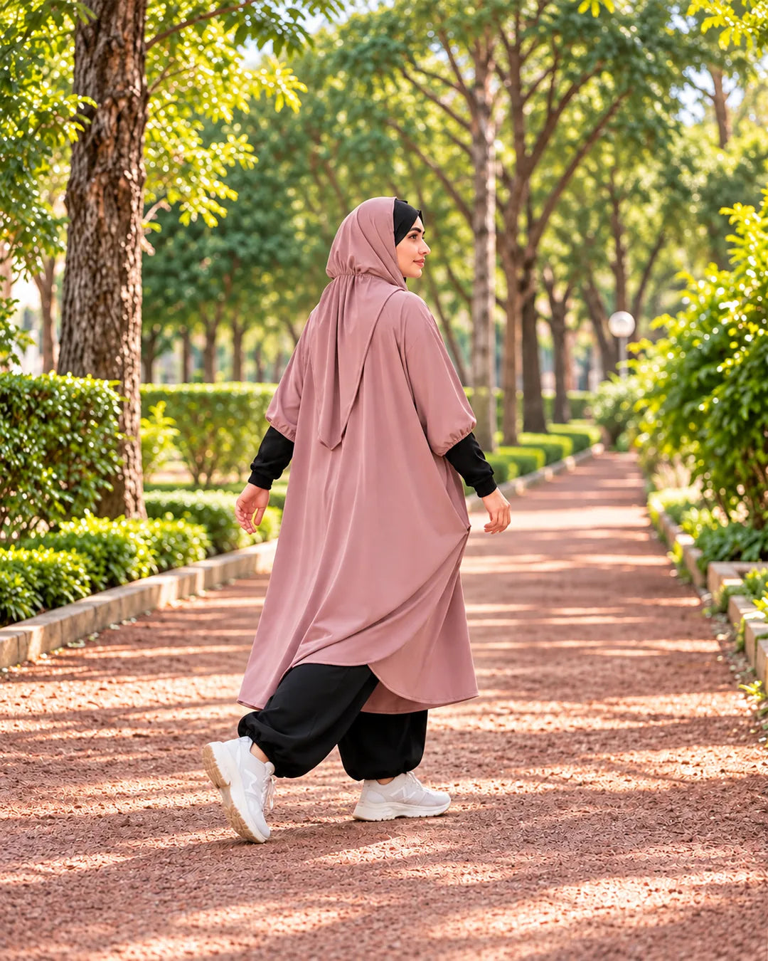 تنسيق طقم الخمار في إطلالة يومية