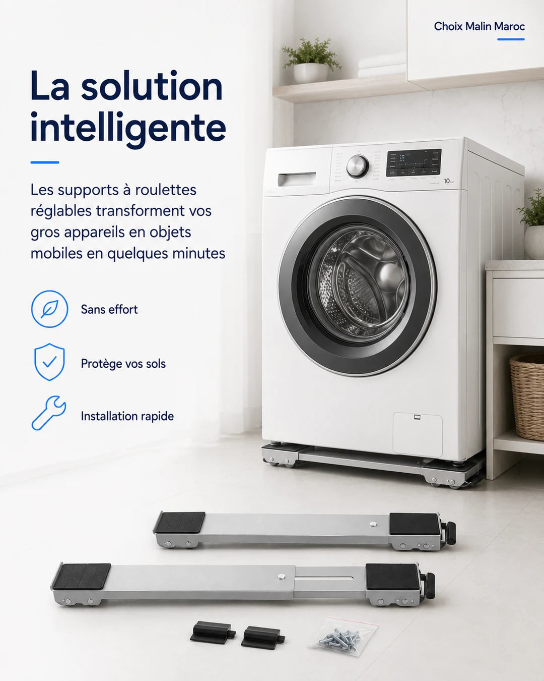 Solution réglable pour déplacer les gros appareils