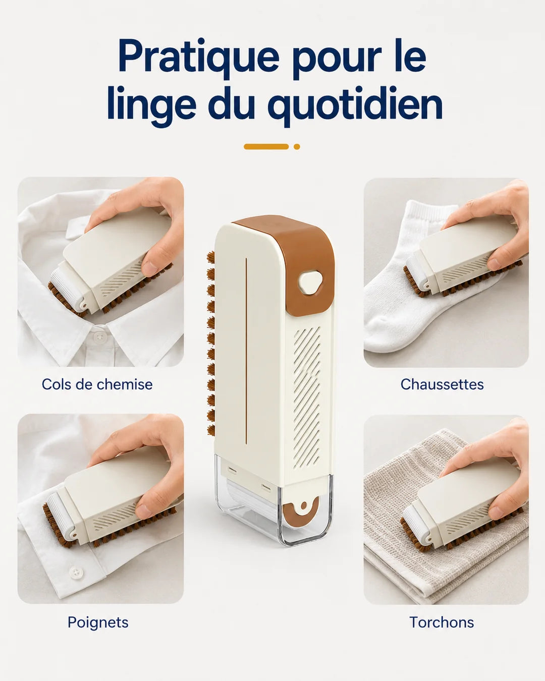 Exemples d’utilisation sur cols, poignets, chaussettes et torchons