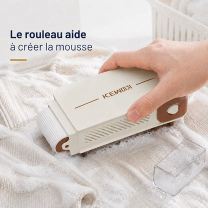 Boîte à savon 3-en-1 avec rouleau et brosse intégrée