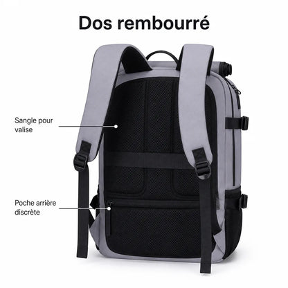 Sac à Dos PC & Voyage Extensible 30L avec Port USB – XJR002