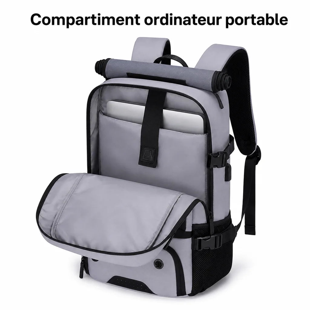 Sac à Dos PC & Voyage Extensible 30L avec Port USB – XJR002