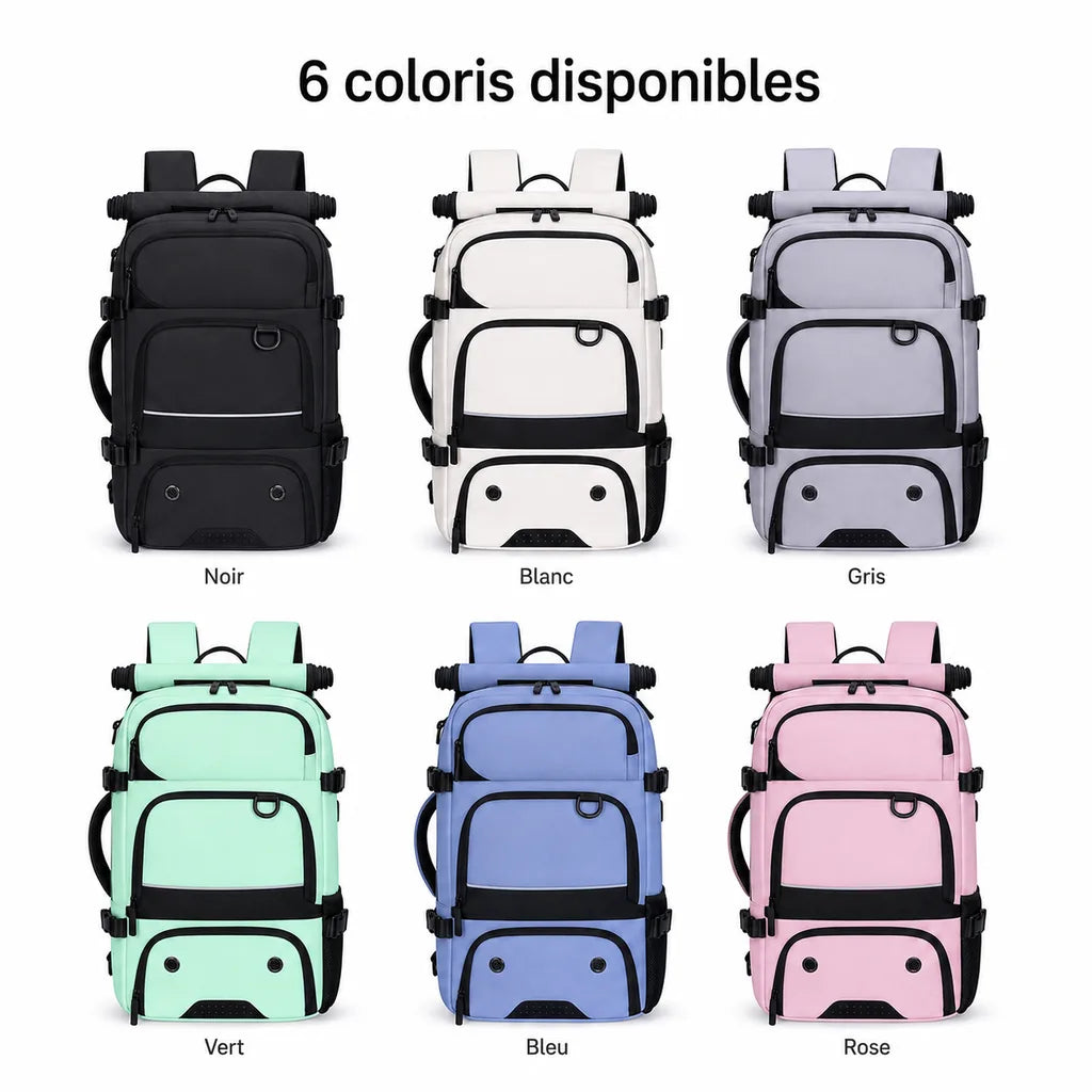 Sac à Dos PC & Voyage Extensible 30L avec Port USB – XJR002