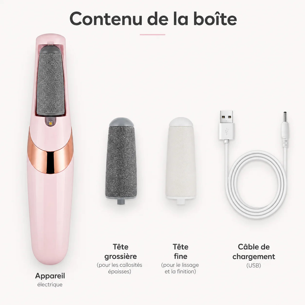 Râpe Pieds Électrique