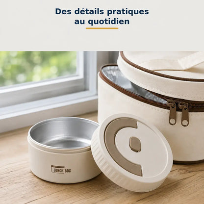 Lunch Box 4 Boîtes avec Sac de Transport