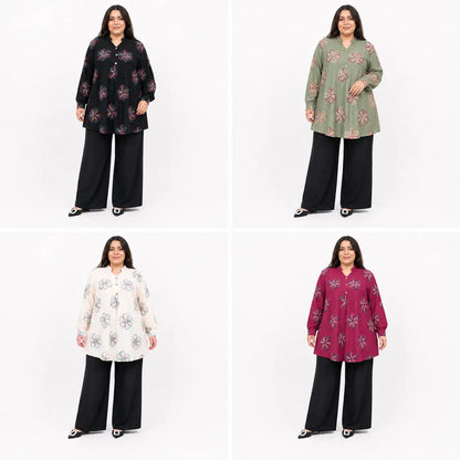 Ensemble Long Brodé