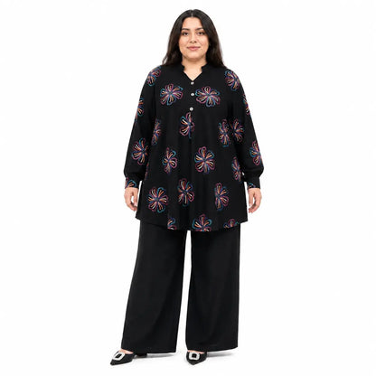 Ensemble Long Brodé