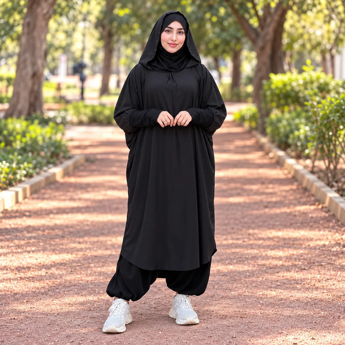 إطلالة أمامية للتونيك في الهواء الطلق