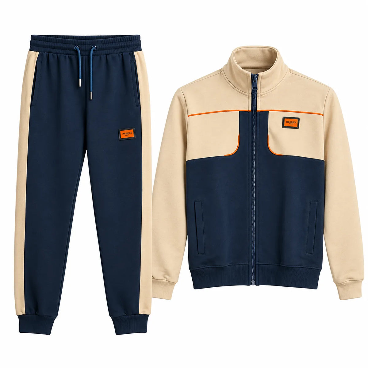 Ensemble enfant avec veste zippée et pantalon coordonné