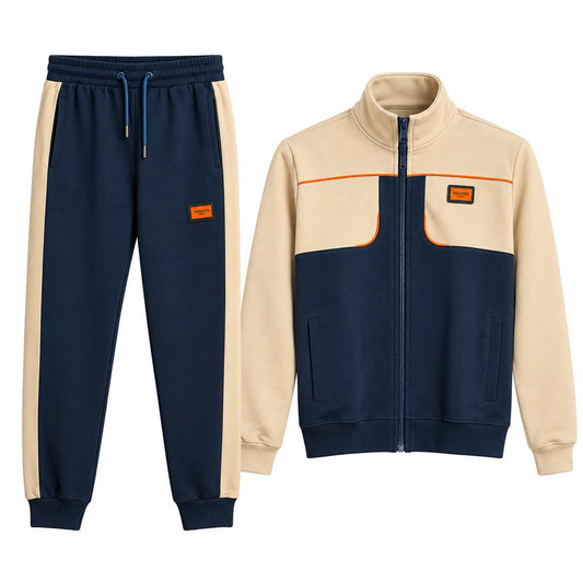 Ensemble enfant avec veste zippée et pantalon coordonné