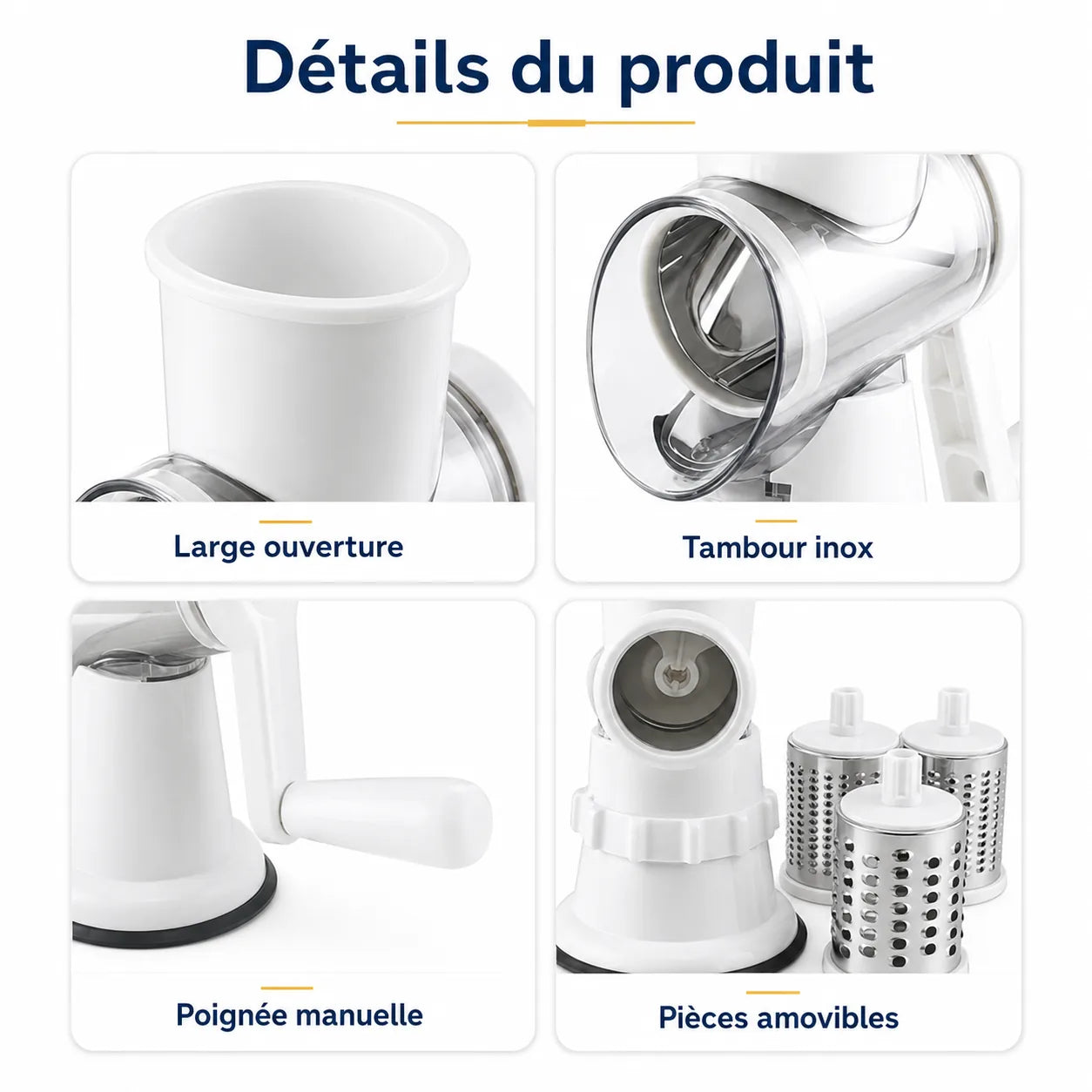 Râpe Rotative Multifonction